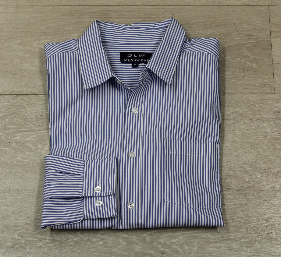 Men's Long sleeve oversized light blue chambray shirt. Style 50500