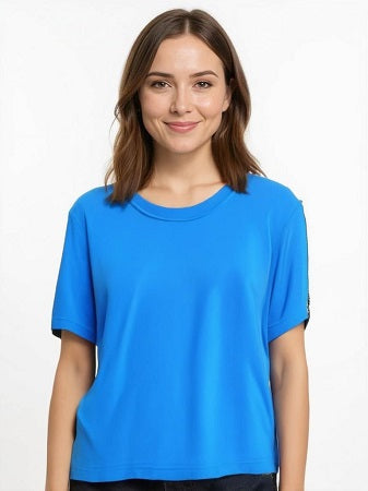 Ladies short sleeves,crew neck 100% cotton T shirt.Style 102