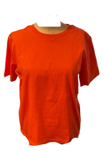 Ladies short sleeves,crew neck 100% cotton T shirt.Style 102