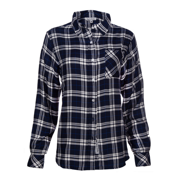 Rayon plaid shirts for women